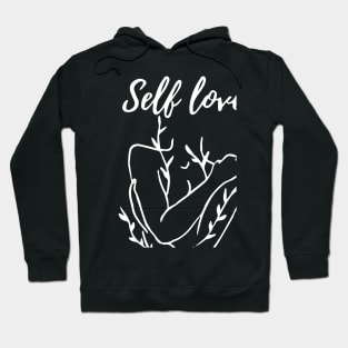 self love one line art Hoodie